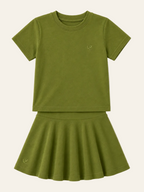 Noor Basics Shirt & Skort Set